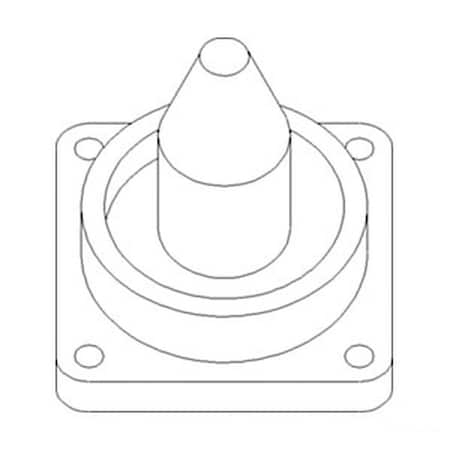 Aftermarket PTO Bearing Housing Fits John Deere 820 920 1020 1030 1120 1520 1830 2020 T21996